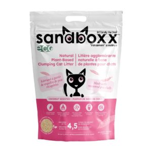   Sandboxx ECO ultra premium növényi alapú macskaalom KÓKUSZOS 3,65 kg