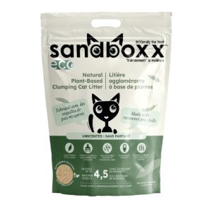   Sandboxx ECO ultra premium növényi alapú macskaalom ILLATMENTES 3,65 kg